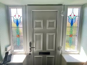 Stained glass window- click for photo gallery